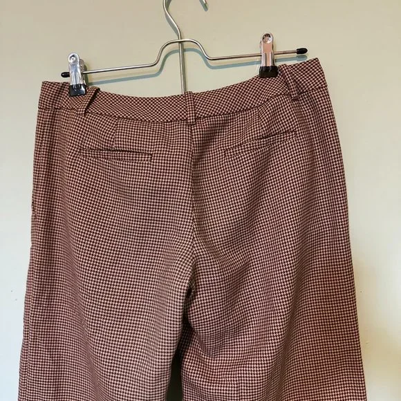 pinstripe wide leg mid waist pants - Picture 4 of 6